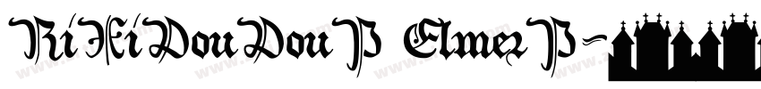 RiXiDouDouP ElmerP字体转换